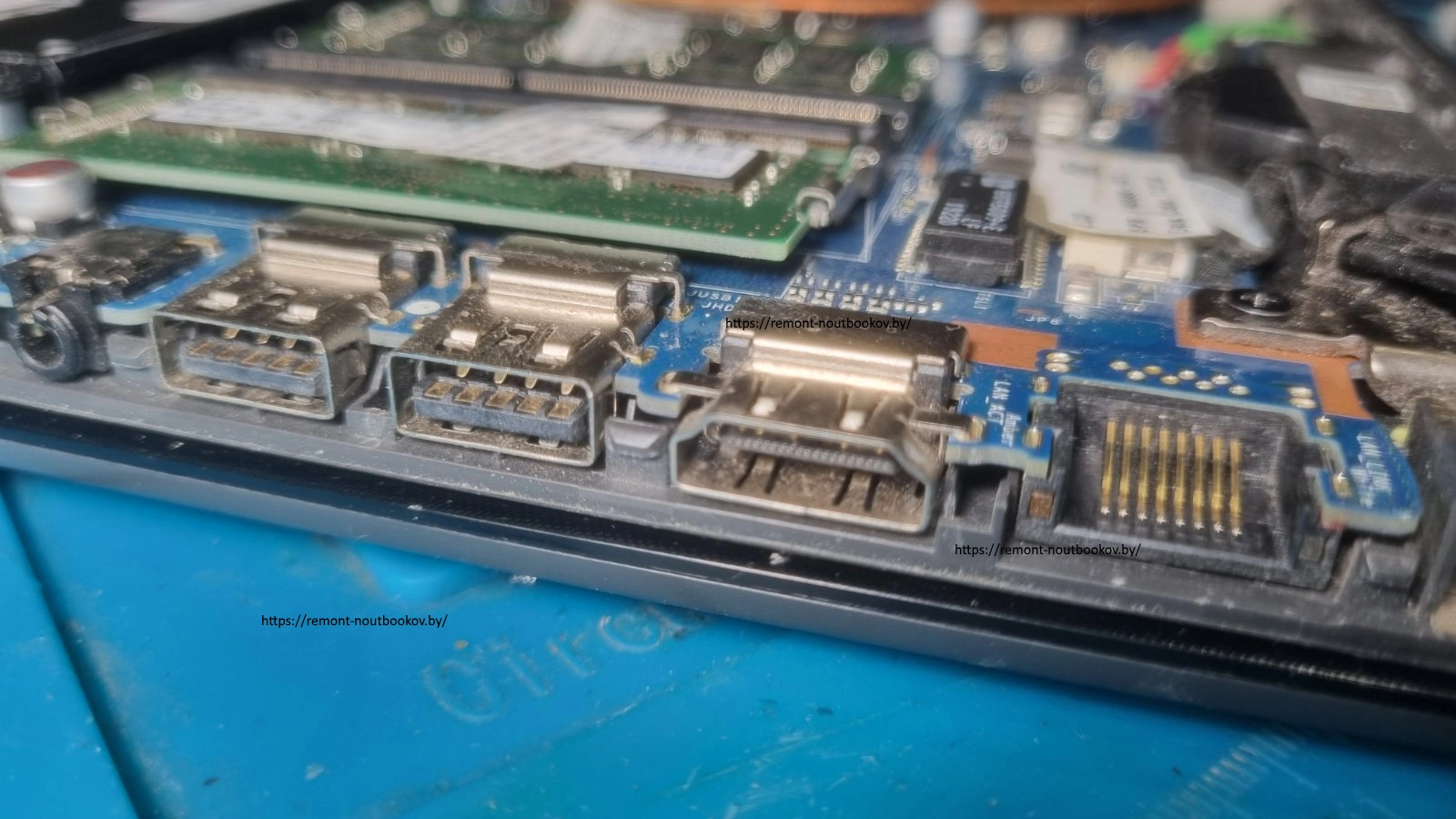 Замена разъема HDMI и DisplayPort в ноутбуке